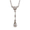 Antieke neglige hanger met diamant. 