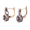 Antieke oorbellen met roosdiamant