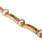 18 Karaat geelgouden armband met 1.20 ct diamant 