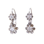 Gouden oorbellen met diamant 