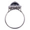Gouden ring met diamant en onyx.