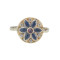 Gouden ring met edelstenen