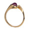Gouden ring met robijn 