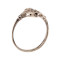 Gouden ring met roosdiamant 