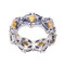 Gouden ring met saffier