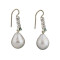 Oorbellen met parel, smaragd en diamant 