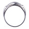 Wit gouden ring met briljant.
