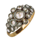 Antieke ring met roosdiamant 